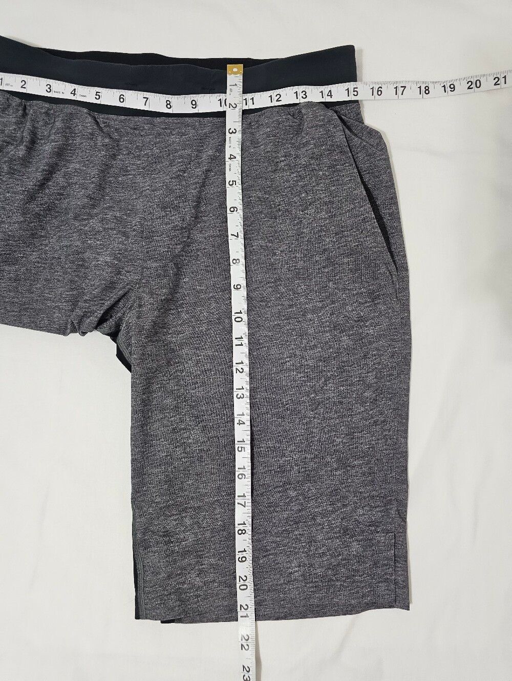 Lululemon Pace Breaker Lined Shorts Mens Medium Gray Heather Athletic Training - Picture 6 of 7